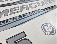 Mercury 25HP Four Stroke 2013-2017 Outboard Decal Kit Mercury 25HP Four Stroke 2013-2017 Outboard Decal Kit